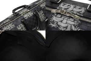 LOUIS VUITTON ルイヴィトン キーポル バンドリエール45 ボストンバッグ N41573 クリストファー ネメス ダミエ 美品 中古 4b011341