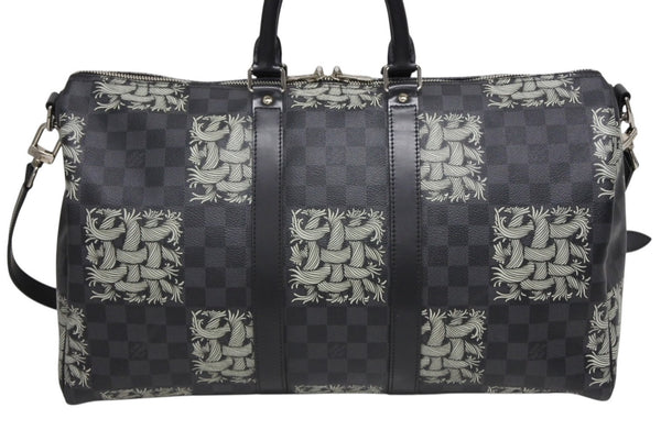 LOUIS VUITTON ルイヴィトン キーポル バンドリエール45 ボストンバッグ N41573 クリストファー ネメス ダミエ 美品 中古 4b011341