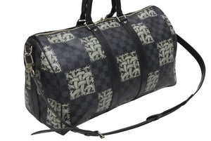 LOUIS VUITTON ルイヴィトン キーポル バンドリエール45 ボストンバッグ N41573 クリストファー ネメス ダミエ 美品 中古 4b011341