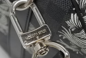 LOUIS VUITTON ルイヴィトン キーポル バンドリエール45 ボストンバッグ N41573 クリストファー ネメス ダミエ 美品 中古 4b011341