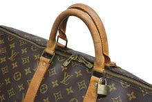 Load image into Gallery viewer, LOUIS VUITTON ルイヴィトン キーポル55 ボストンバッグ M41424 モノグラム PVC ヌメ革 ブラウン 良品 中古 4b010836