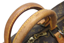 Load image into Gallery viewer, LOUIS VUITTON ルイヴィトン キーポル55 ボストンバッグ M41424 モノグラム PVC ヌメ革 ブラウン 良品 中古 4b010836