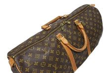 Load image into Gallery viewer, LOUIS VUITTON ルイヴィトン キーポル55 ボストンバッグ M41424 モノグラム PVC ヌメ革 ブラウン 良品 中古 4b010836