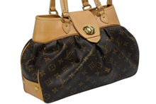 Load image into Gallery viewer, 極美品 LOUIS VUITTON ルイヴィトン モノグラム ボエシPM ハンドバッグ M45715 ブラウン ベージュ レザー PVC ゴールド金具 中古 4b011348