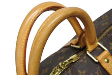 Load image into Gallery viewer, LOUIS VUITTON ルイヴィトン キーポル50 ボストンバッグ M41426 モノグラム PVC レザー モノグラム ゴールド金具 美品 中古 4b011398