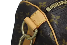 Load image into Gallery viewer, LOUIS VUITTON ルイヴィトン キーポルバンドリエール60 ボストンバッグ M41412 モノグラム PVC ヌメ革 ブラウン 美品 中古 4b011359
