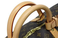 Load image into Gallery viewer, LOUIS VUITTON ルイヴィトン キーポルバンドリエール60 ボストンバッグ M41412 モノグラム PVC ヌメ革 ブラウン 美品 中古 4b011359