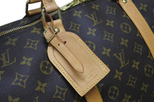 Load image into Gallery viewer, LOUIS VUITTON ルイヴィトン キーポルバンドリエール60 ボストンバッグ M41412 モノグラム PVC ヌメ革 ブラウン 美品 中古 4b011359