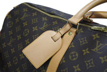 Load image into Gallery viewer, LOUIS VUITTON ルイヴィトン キーポルバンドリエール60 ボストンバッグ M41412 モノグラム PVC ヌメ革 ブラウン 美品 中古 4b011359