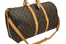 Load image into Gallery viewer, LOUIS VUITTON ルイヴィトン キーポル バンドリエール50 ボストンバッグ M41416 モノグラム PVC レザー 美品 中古 4b011396