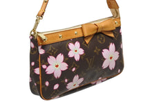 画像をギャラリービューアに読み込む, 極美品 LOUISVUITTON ルイヴィトン ポシェット アクセソワール アクセサリーポーチ M92006 モノグラム チェリーブロッサム 村上隆 中古 4b011347