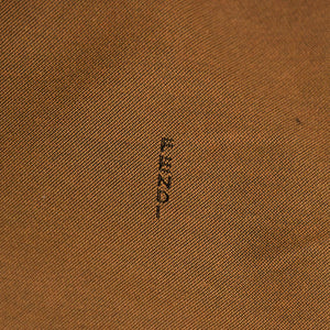 Very good condition FENDI handbag 8BH186 Zucca pattern all over pattern canvas leather brown gold hardware used 4b011363