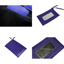 Load image into Gallery viewer, BALENCIAGA バレンシアガ Giant City ジャイアント シティ 2WAYバッグ 177287 レザー パープル シルバー金具 美品 中古 4b011367