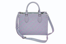 Load image into Gallery viewer, LOUIS VUITTON ルイヴィトン オンザゴーPM 2WAYバッグ M46067 モノグラム アンプラント ブルー ピンク シルバー金具 美品 中古 4b011597