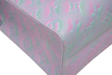 Load image into Gallery viewer, LOUIS VUITTON ルイヴィトン オンザゴーPM 2WAYバッグ M46067 モノグラム アンプラント ブルー ピンク シルバー金具 美品 中古 4b011597
