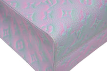 Load image into Gallery viewer, LOUIS VUITTON ルイヴィトン オンザゴーPM 2WAYバッグ M46067 モノグラム アンプラント ブルー ピンク シルバー金具 美品 中古 4b011597