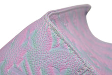 Load image into Gallery viewer, LOUIS VUITTON ルイヴィトン オンザゴーPM 2WAYバッグ M46067 モノグラム アンプラント ブルー ピンク シルバー金具 美品 中古 4b011597