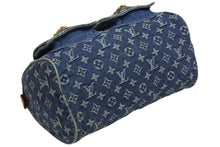 Load image into Gallery viewer, LOUIS VUITTON ルイヴィトン ネオスピーディ ハンドバッグ M95019 モノグラム デニム インディゴブルー ゴールド金具 美品 中古 4b011374