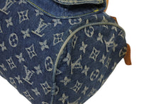 Load image into Gallery viewer, LOUIS VUITTON ルイヴィトン ネオスピーディ ハンドバッグ M95019 モノグラム デニム インディゴブルー ゴールド金具 美品 中古 4b011374