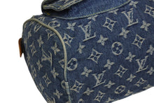 Load image into Gallery viewer, LOUIS VUITTON ルイヴィトン ネオスピーディ ハンドバッグ M95019 モノグラム デニム インディゴブルー ゴールド金具 美品 中古 4b011374