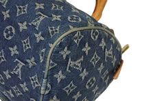 Load image into Gallery viewer, LOUIS VUITTON ルイヴィトン ネオスピーディ ハンドバッグ M95019 モノグラム デニム インディゴブルー ゴールド金具 美品 中古 4b011374