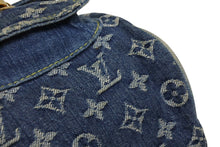 Load image into Gallery viewer, LOUIS VUITTON ルイヴィトン ネオスピーディ ハンドバッグ M95019 モノグラム デニム インディゴブルー ゴールド金具 美品 中古 4b011374