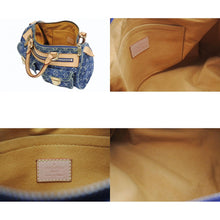 Load image into Gallery viewer, LOUIS VUITTON ルイヴィトン ネオスピーディ ハンドバッグ M95019 モノグラム デニム インディゴブルー ゴールド金具 美品 中古 4b011374