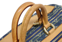 Load image into Gallery viewer, LOUIS VUITTON ルイヴィトン ネオスピーディ ハンドバッグ M95019 モノグラム デニム インディゴブルー ゴールド金具 美品 中古 4b011374
