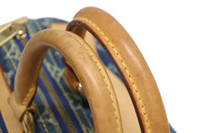 Load image into Gallery viewer, LOUIS VUITTON ルイヴィトン ネオスピーディ ハンドバッグ M95019 モノグラム デニム インディゴブルー ゴールド金具 美品 中古 4b011374