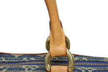 Load image into Gallery viewer, LOUIS VUITTON ルイヴィトン ネオスピーディ ハンドバッグ M95019 モノグラム デニム インディゴブルー ゴールド金具 美品 中古 4b011374