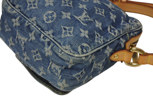 LOUIS VUITTON ルイヴィトン カメラ バッグ ショルダーバッグ M95348 モノグラム デニム インディゴブルー ゴールド金具 美品 中古 4b011377