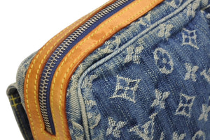 LOUIS VUITTON ルイヴィトン カメラ バッグ ショルダーバッグ M95348 モノグラム デニム インディゴブルー ゴールド金具 美品 中古 4b011377