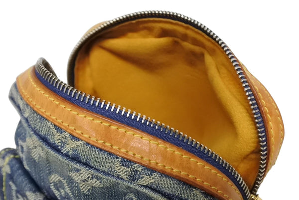 LOUIS VUITTON ルイヴィトン カメラ バッグ ショルダーバッグ M95348 モノグラム デニム インディゴブルー ゴールド金具 美品 中古 4b011377