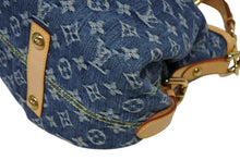 Load image into Gallery viewer, 新品同様 LOUIS VUITTON ルイヴィトン ネオカヴィMM ハンドバッグ M95349 2WAY モノグラム デニム ゴールド金具 美品 中古 4b011378