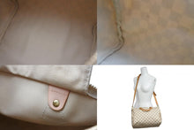 画像をギャラリービューアに読み込む, LOUIS VUITTON ルイヴィトン スピーディバンドリエール30 N41373 ダミエアズールキャンバス ホワイト ブラウン 美品 中古 4b011379