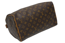 画像をギャラリービューアに読み込む, 極美品 新型 LOUIS VUITTON ルイヴィトン モノグラム スピーディ30 ハンドバッグ M41108 新型 ブラウン 中古 4b011382