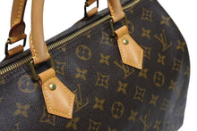 画像をギャラリービューアに読み込む, 極美品 新型 LOUIS VUITTON ルイヴィトン モノグラム スピーディ30 ハンドバッグ M41108 新型 ブラウン 中古 4b011382