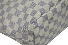 Load image into Gallery viewer, 新品同様品 LOUIS VUITTON ルイヴィトン ダミエアズール ネヴァーフル PM ハンドバッグ N40605 ホワイト レザー キャンバス ゴールド金具 中古 4b011400