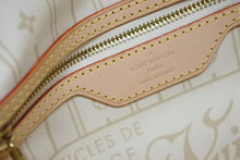 Load image into Gallery viewer, 新品同様品 LOUIS VUITTON ルイヴィトン ダミエアズール ネヴァーフル PM ハンドバッグ N40605 ホワイト レザー キャンバス ゴールド金具 中古 4b011400