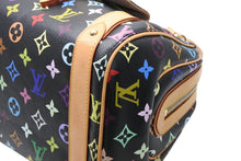 画像をギャラリービューアに読み込む, 極美品 LOUIS VUITTON ルイヴィトン モノグラムマルチカラー プリシラ M40097 ハンドバッグ ノワール ブラック ゴールド金具 中古 4b011385