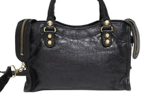 Load image into Gallery viewer, 極美品 BALENCIAGA バレンシアガ ハンドバッグ ジャイアントミニシティ ショルダーバッグ ブラック ラムスキン 309544 ゴールド金具 中古 4b011365