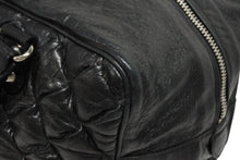 Load image into Gallery viewer, BALENCIAGA バレンシアガ ハンドバッグ マトラッセ シティ ブラック レザー 168032 シルバー金具 美品 中古 4b011387