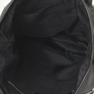 極美品 Givenchy ジバンシー ４Gロゴ ナイロン 2WAY トートバッグ SI0063 ブラウン ナイロン レザー シルバー金具 中古 4b011395