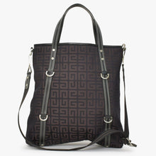Load image into Gallery viewer, 極美品 Givenchy ジバンシー ４Gロゴ ナイロン 2WAY トートバッグ SI0063 ブラウン ナイロン レザー シルバー金具 中古 4b011395