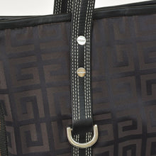 Load image into Gallery viewer, 極美品 Givenchy ジバンシー ４Gロゴ ナイロン 2WAY トートバッグ SI0063 ブラウン ナイロン レザー シルバー金具 中古 4b011395