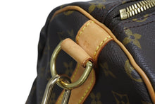 Load image into Gallery viewer, LOUIS VUITTON ルイヴィトン キーポルバンドリエール60 ボストンバッグ M41412 モノグラム PVC ヌメ革 ブラウン 美品 中古 4b011388