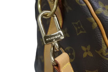Load image into Gallery viewer, LOUIS VUITTON ルイヴィトン キーポルバンドリエール60 ボストンバッグ M41412 モノグラム PVC ヌメ革 ブラウン 美品 中古 4b011388