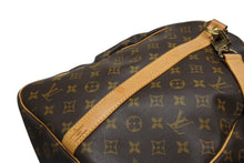 Load image into Gallery viewer, LOUIS VUITTON ルイヴィトン キーポルバンドリエール60 ボストンバッグ M41412 モノグラム PVC ヌメ革 ブラウン 美品 中古 4b011388
