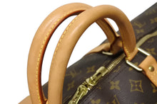Load image into Gallery viewer, LOUIS VUITTON ルイヴィトン キーポルバンドリエール60 ボストンバッグ M41412 モノグラム PVC ヌメ革 ブラウン 美品 中古 4b011388