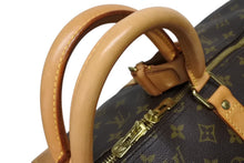 Load image into Gallery viewer, LOUIS VUITTON ルイヴィトン キーポルバンドリエール60 ボストンバッグ M41412 モノグラム PVC ヌメ革 ブラウン 美品 中古 4b011370